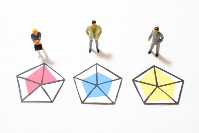 営業職の向き不向きや働き方の違いを表したイメージ