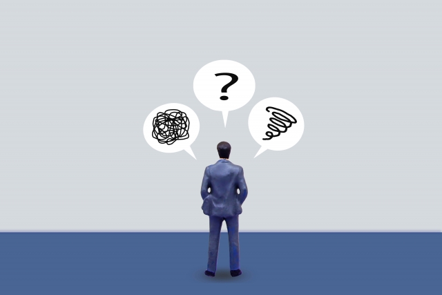 営業が合わないかもしれないと迷う未経験者のイメージ